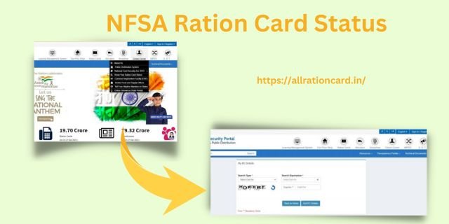 NFSA Ration Card Status 